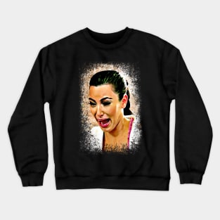 Ugly Crying face Crewneck Sweatshirt